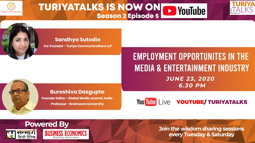 How to check upon employment opportunities in media and entertainment industry ? - ft. Dr. Buroshiva Dasgupta